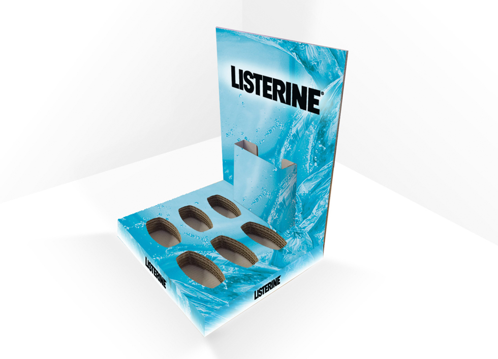 Listerine Table Stand